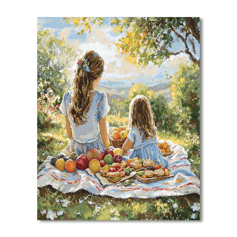 A Picnic Under The Sun Paint By Color