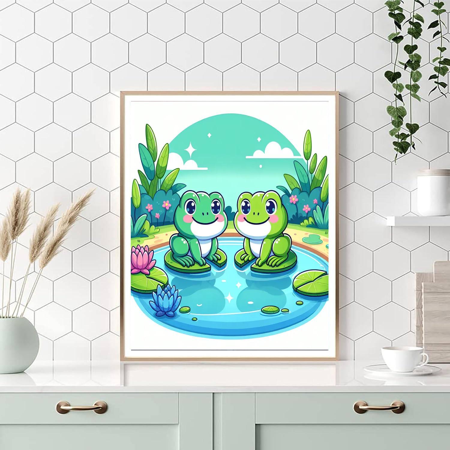 Froggy Friends Painting By Numbers Kit