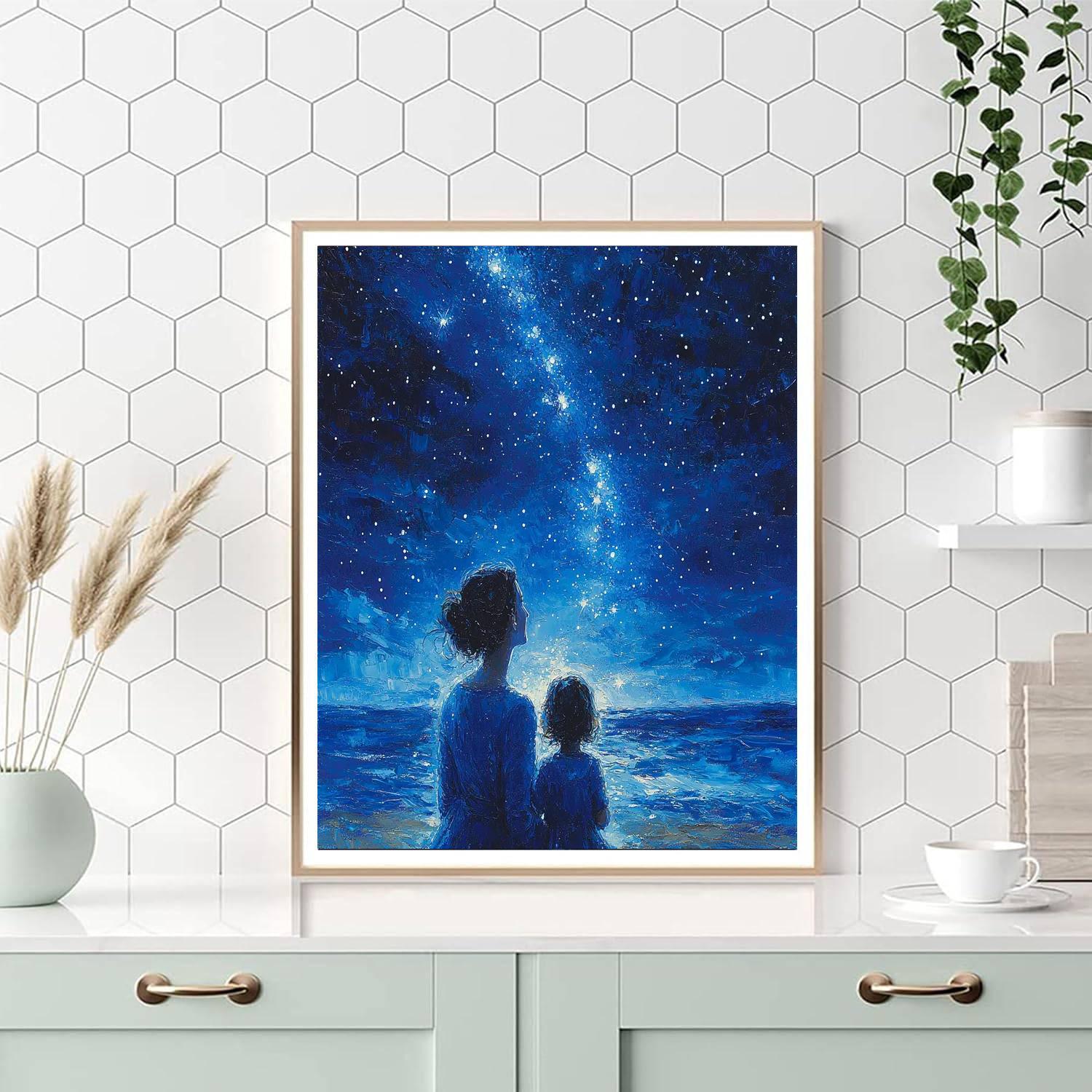 Bedtime Story Under The Stars Paint By Numbers Kits