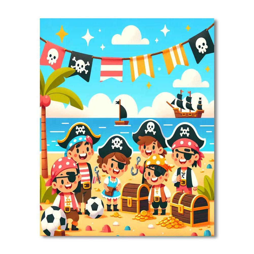 Pirate Cove Party Paint By Number
