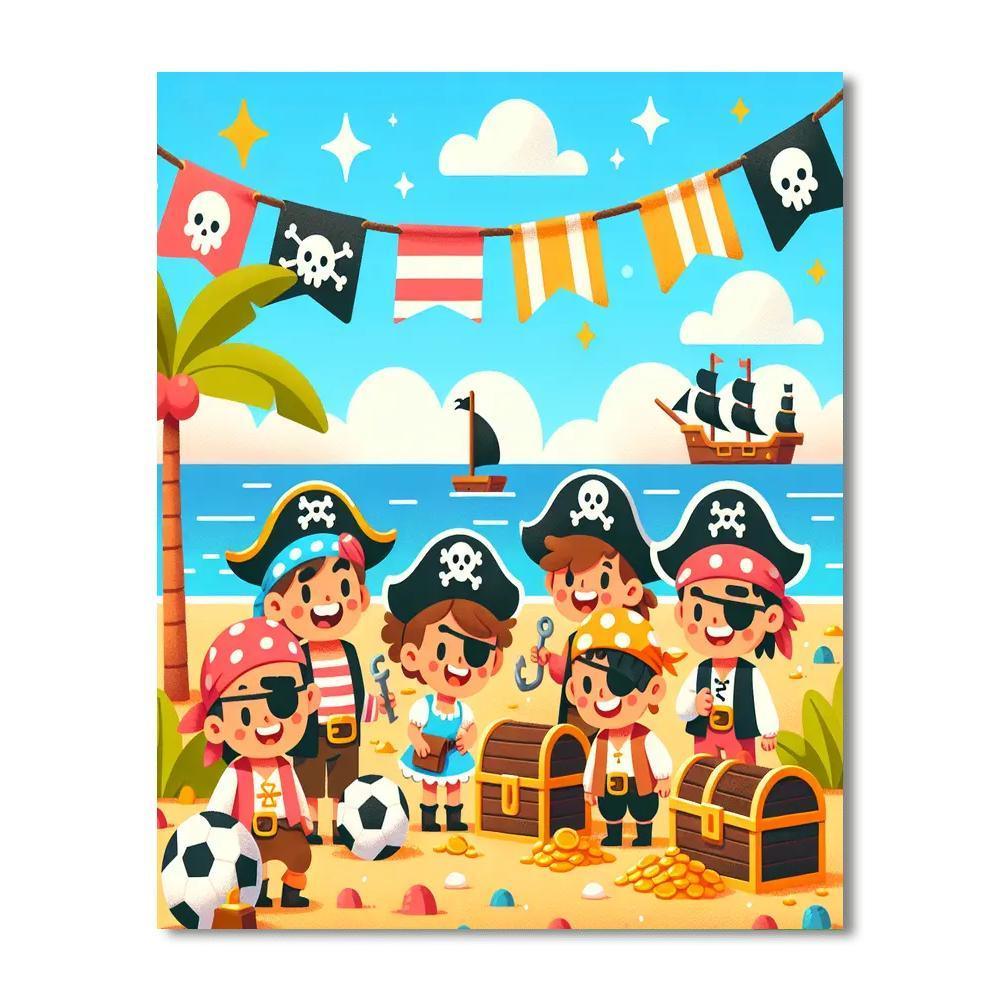 Pirate Cove Party Paint By Number