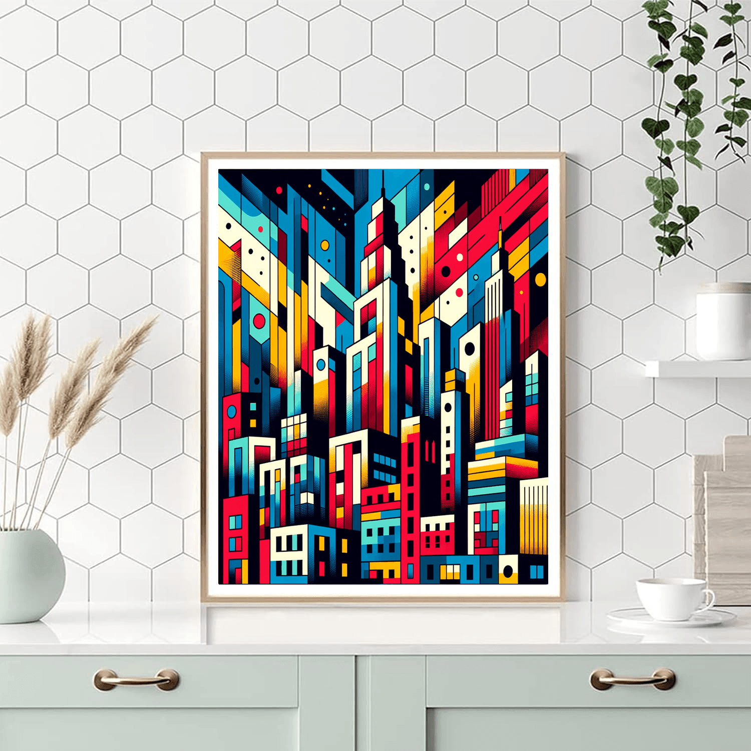 Retro Urban Vibe DIY Paint By Numbers