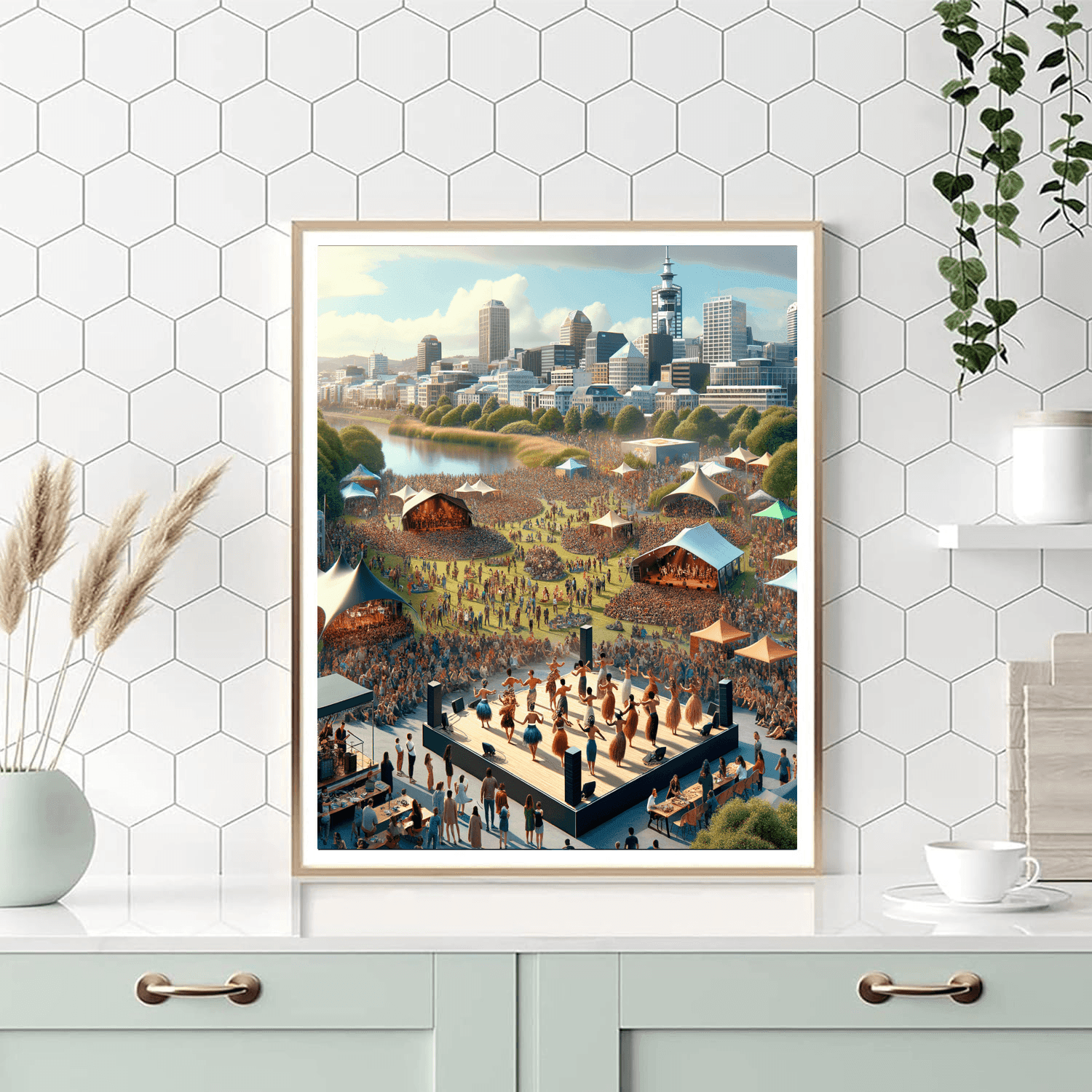 Auckland Arts Festival - New Zealand Numbered Painting Kits