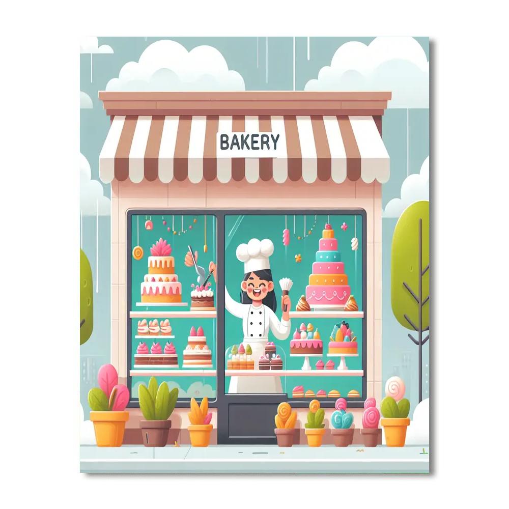 Sweet Tooth Bakery Numbered Painting Kits