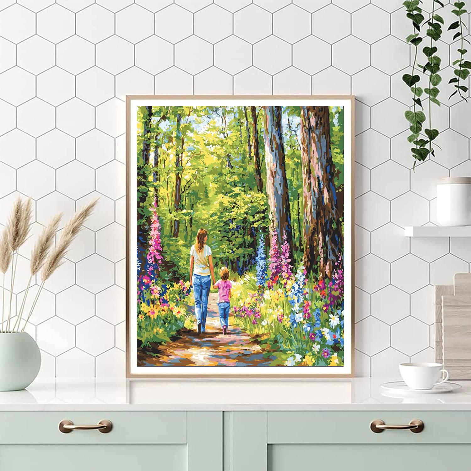 Exploring The Forest Together Paint By Number