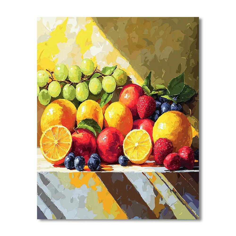 Paul Cézanne Inspired Fruitful Harmony  Painting By Numbers Kit