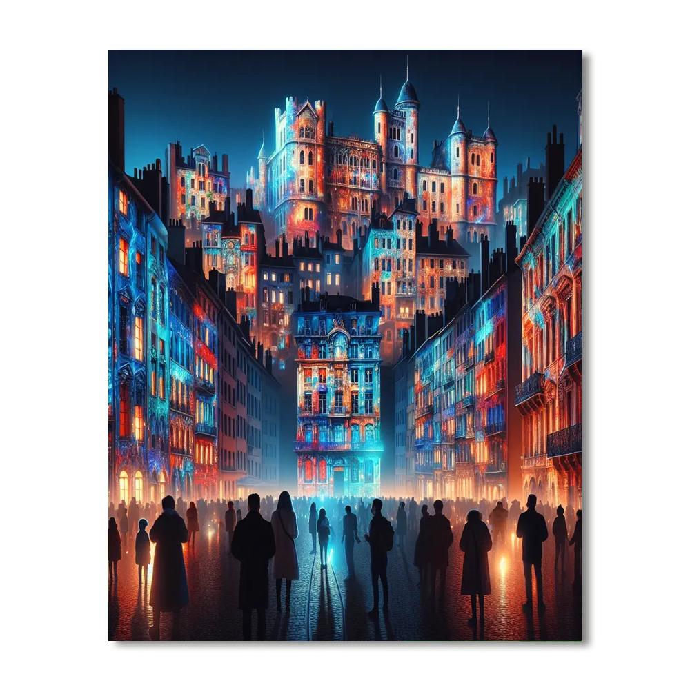 Festivals Of Lights - Lyon Numbered Painting Kits