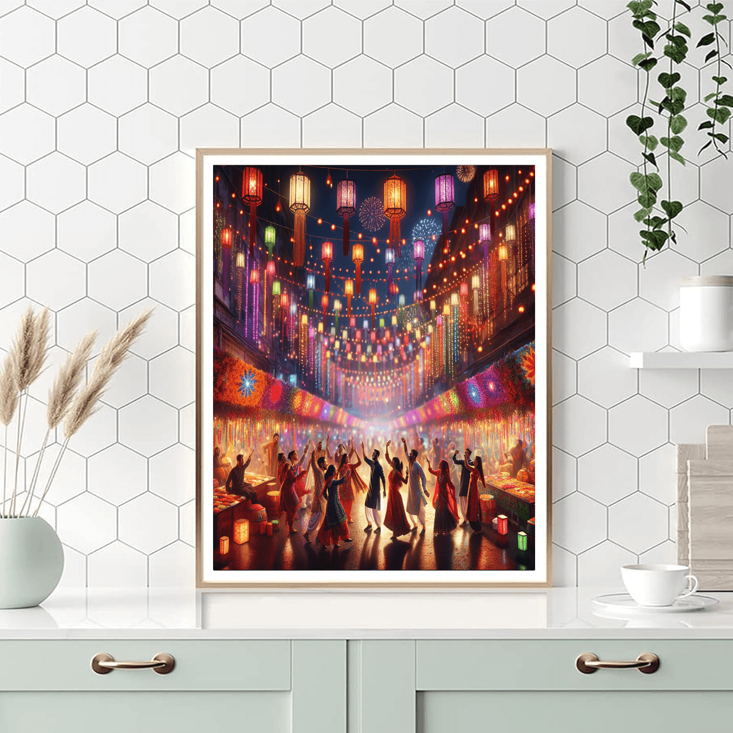 Diwali Festival Of Lights - United Kingdom Numbered Painting Kits