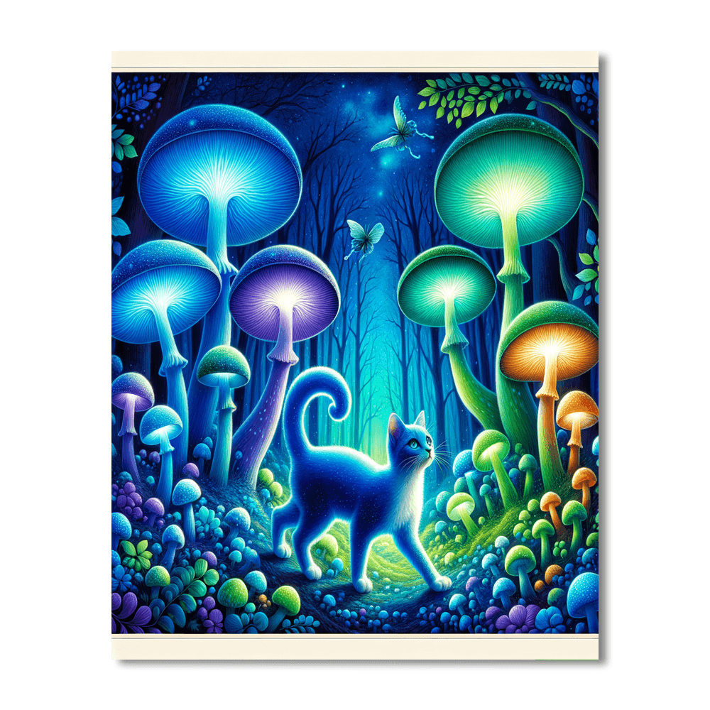 Mystical Cat Adventure Paint By Number