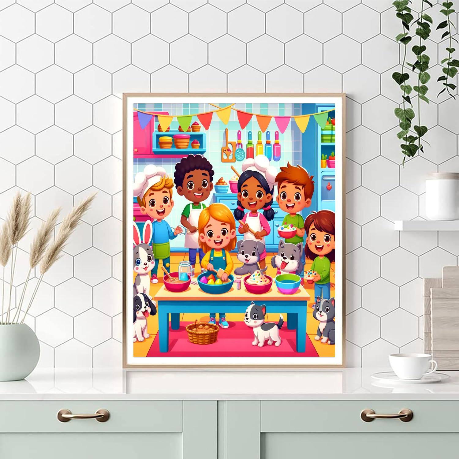 Baking Bonanza Paint By Numbers Art
