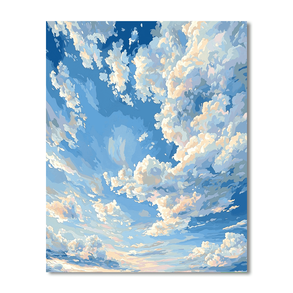 John Constable Inspired Dreaming In The Clouds  Paint By Numbers Kits