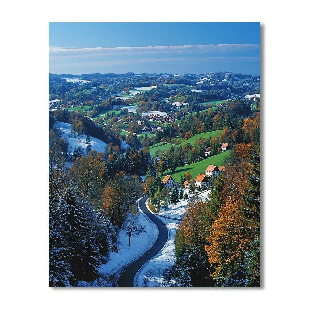 Black Forest High Road - Germany Numbered Painting Kits