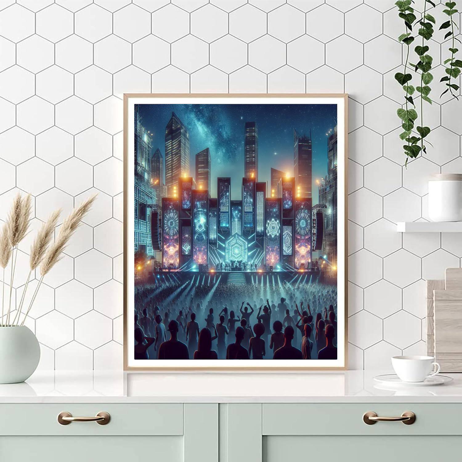 Sonar Festival - Spain Painting Number Kit