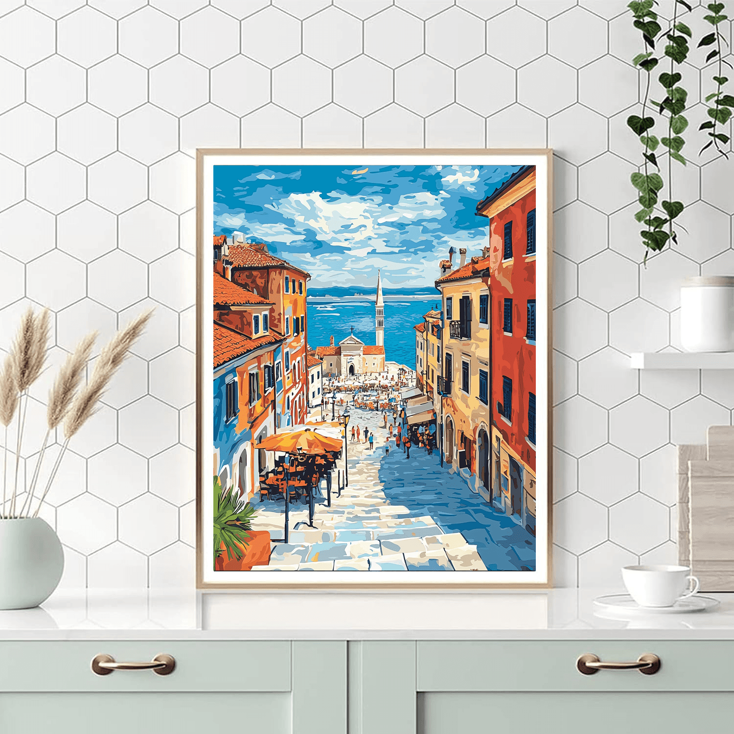 Piran Old Town Numbered Painting Kits