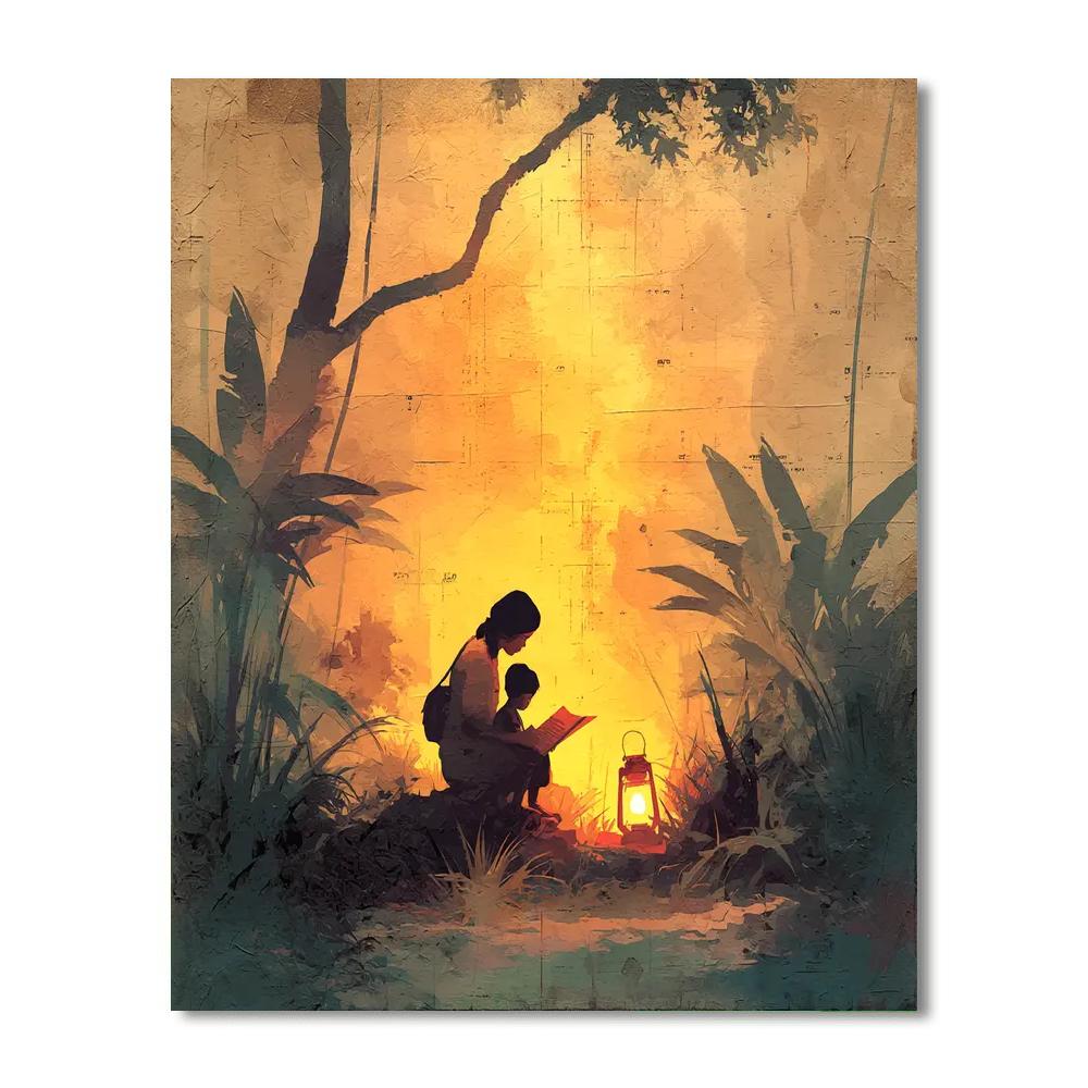 Eternal Light Of A Mother's Love Numbered Painting Kits