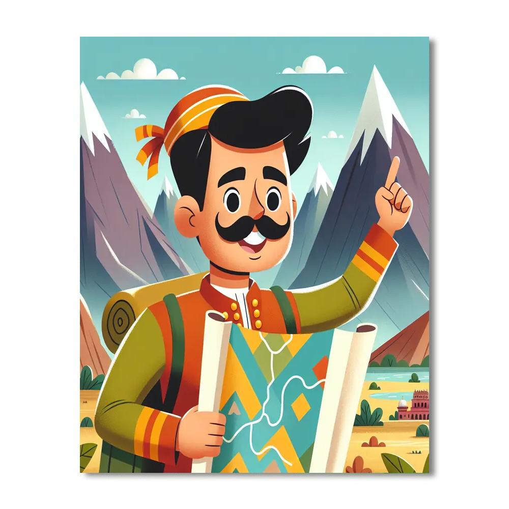 Gallant Explorer Painting Number Kit