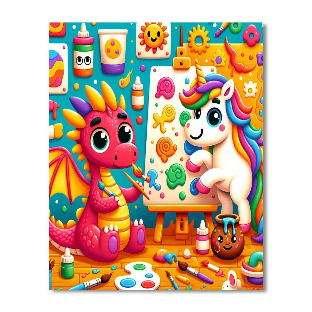 Creative Creatures Painting Number Kit