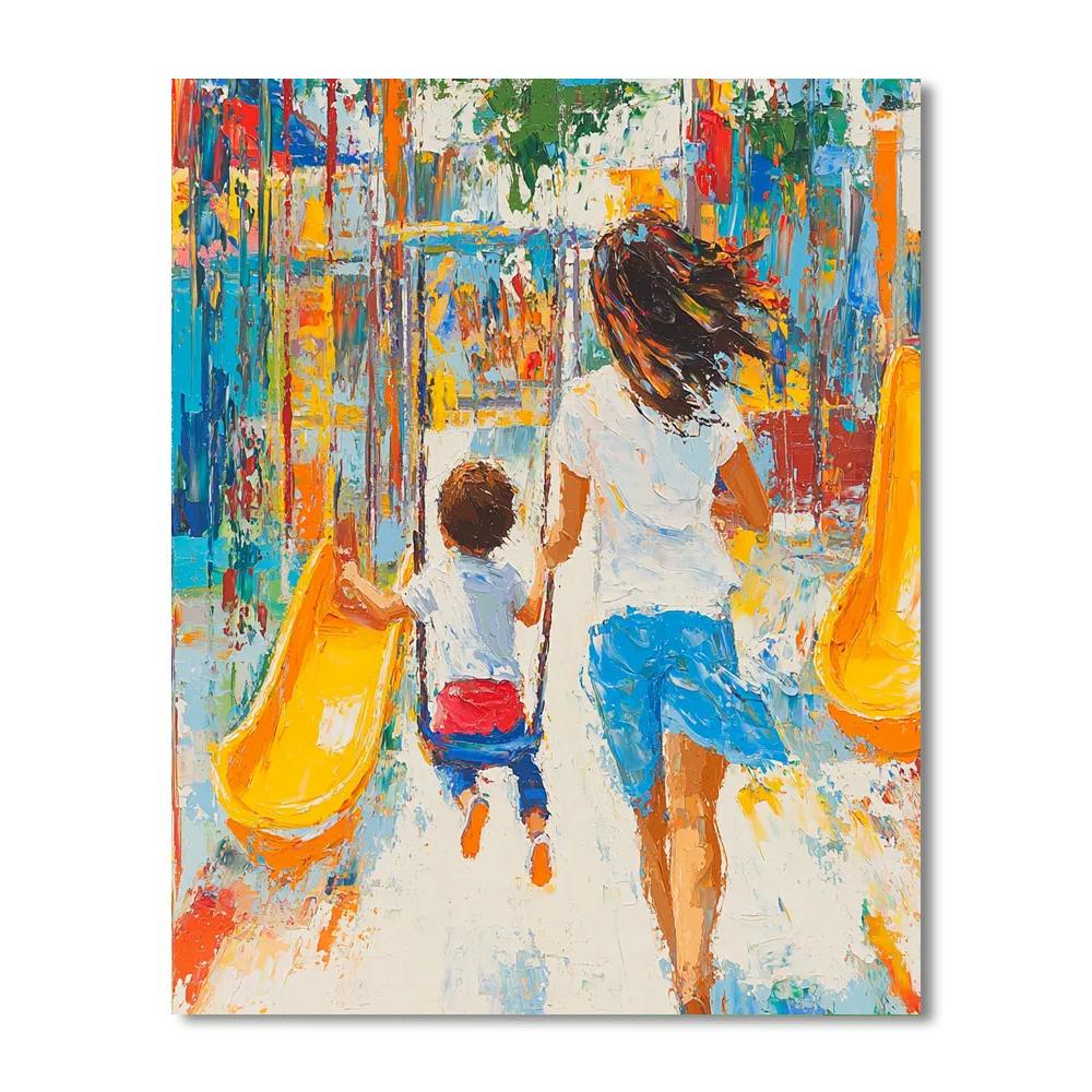 Park Playground Adventures DIY Paint By Numbers