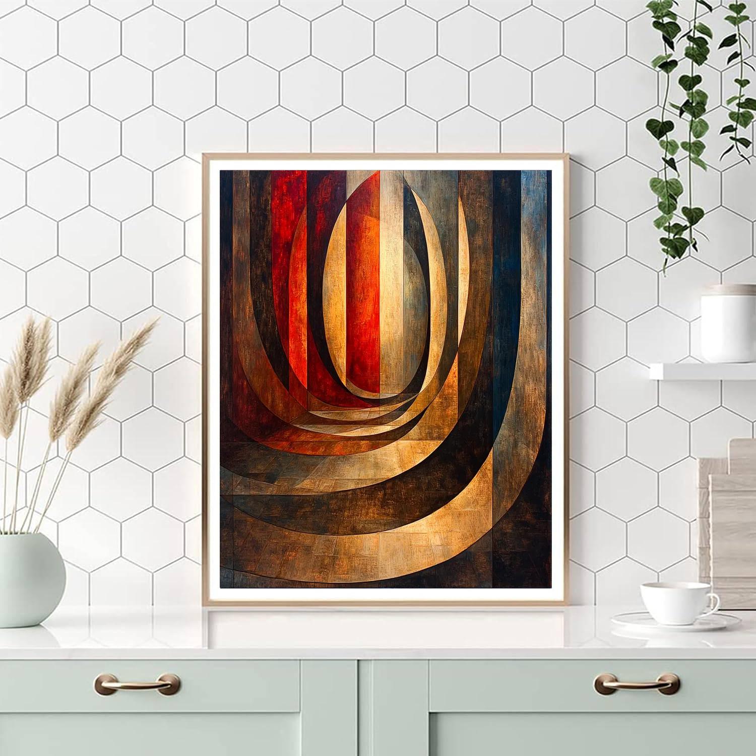 Caravaggio Inspired Dynamics Of Light  Number Painting