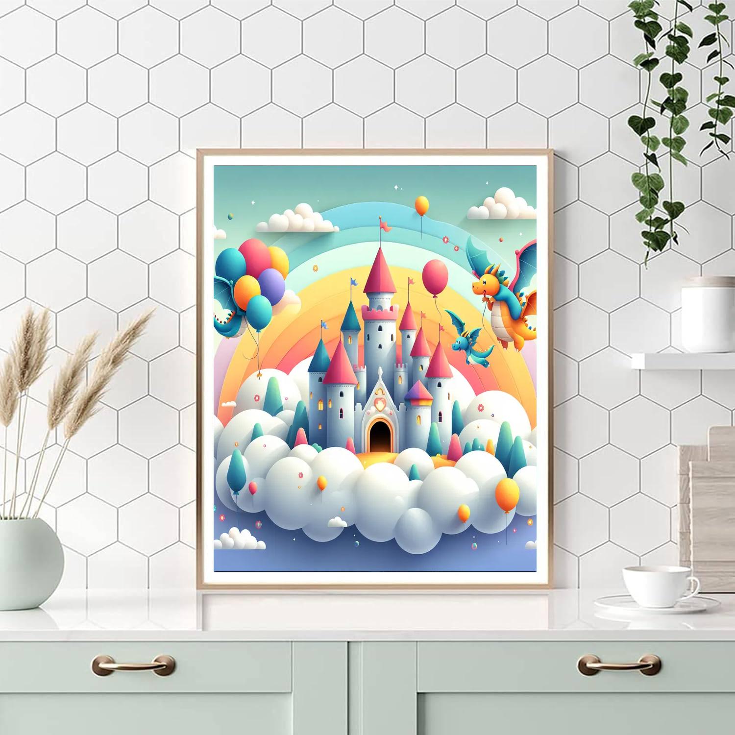 Sky Kingdom Fantasy Paint By Numbers Kits