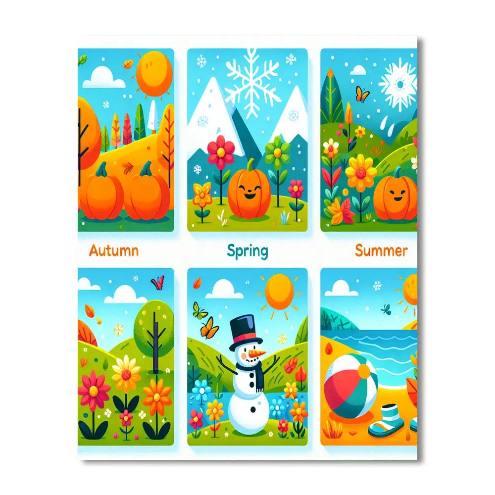 Silly Seasonal Celebrations Paint By Color