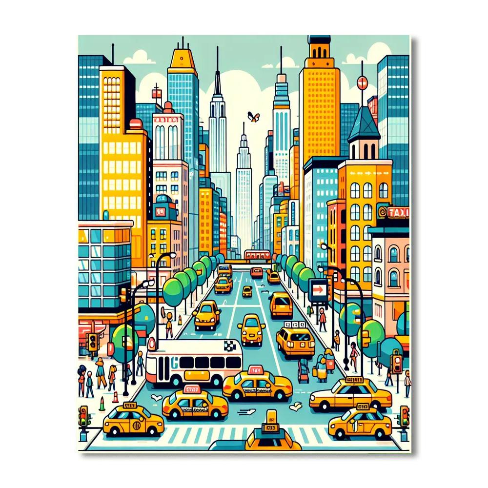 City Explorer Adventure Paint By Number