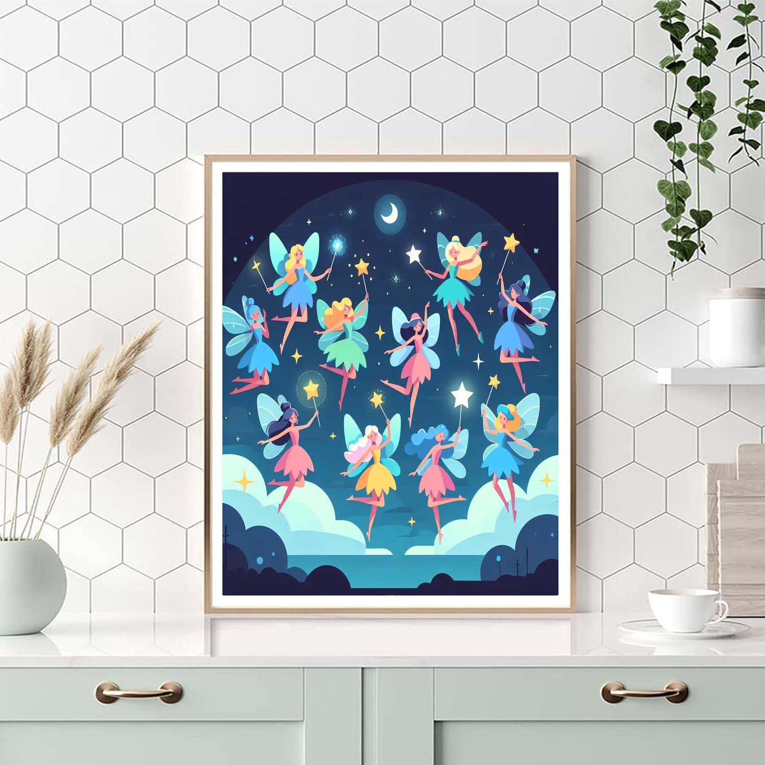 Funky Fairyland Painting Number Kit