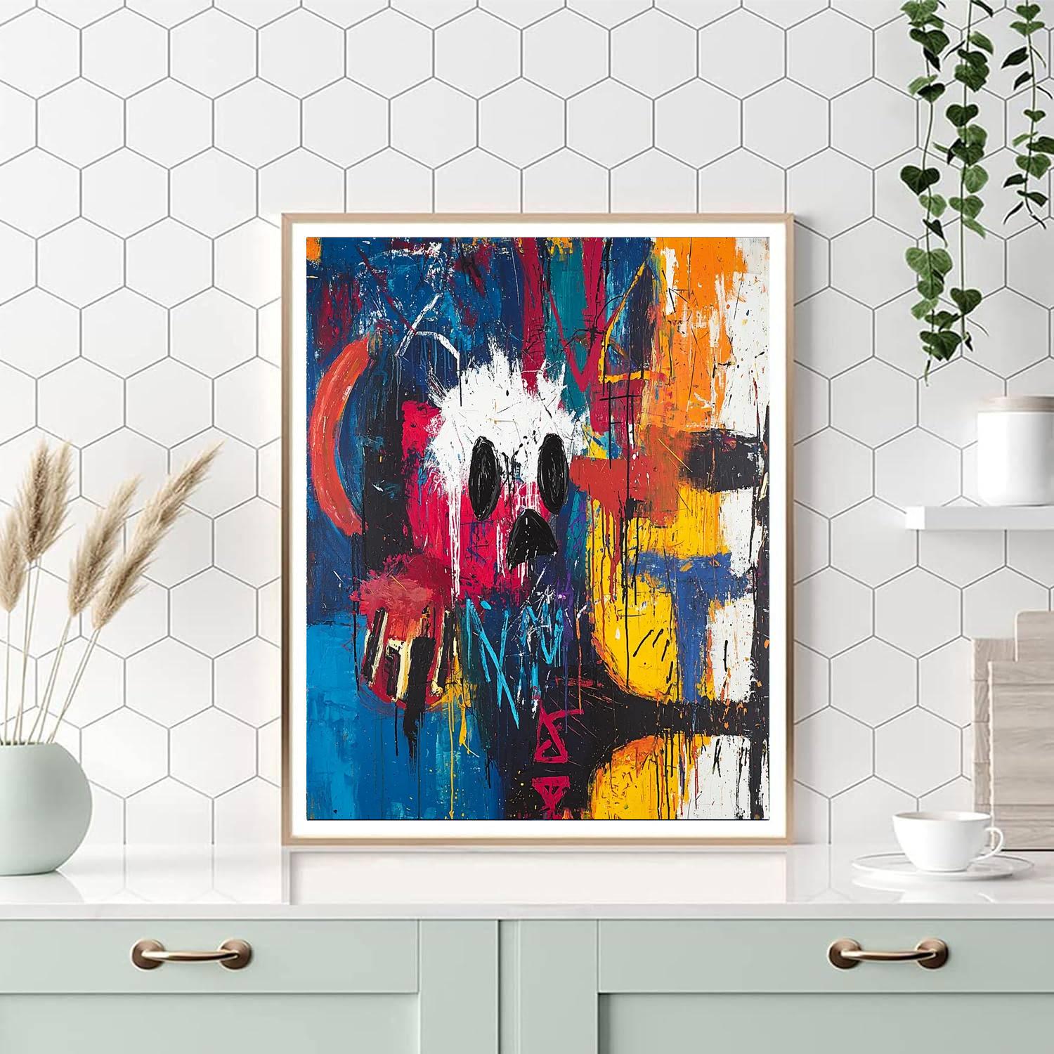 Jean-Michel Basquiat Inspired Echos Of Emotion  Paint By Numbers Kits