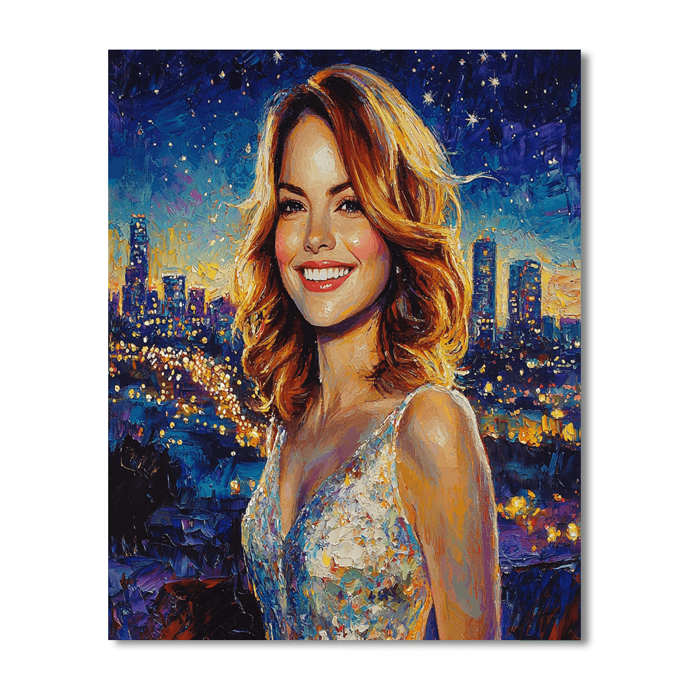 Emma Stone: The Radiant Journey Of A La La Land Star DIY Paint By Numbers