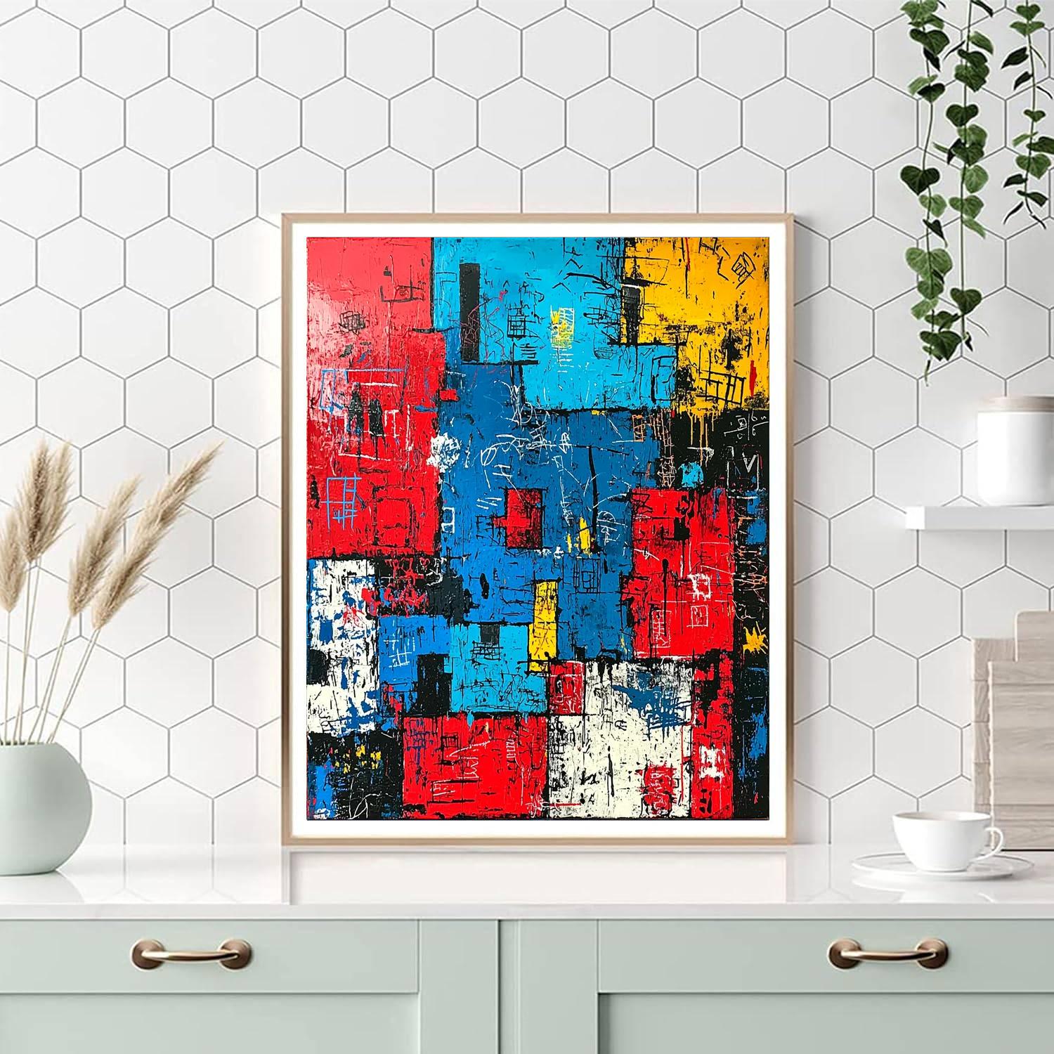 Jean-Michel Basquiat Inspired Metaphysical Conversations  Paint By Numbers Kits