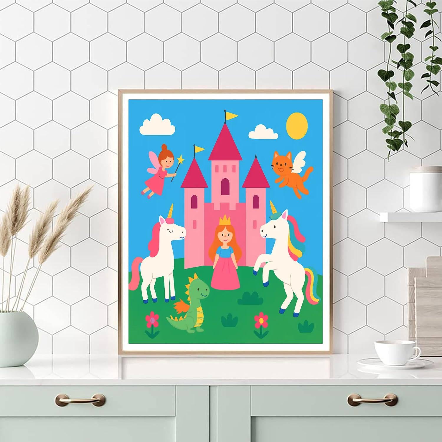 Castle Creatures Painting By Numbers Kit