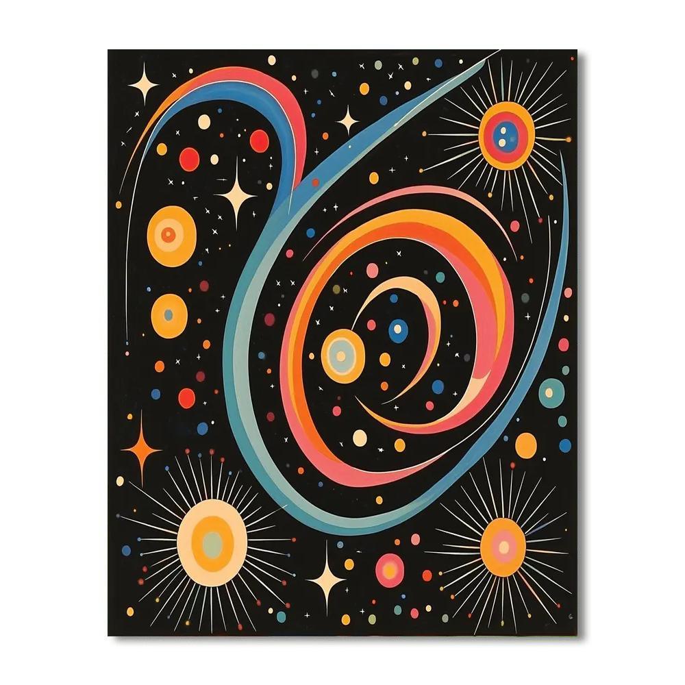 Joan Miro Inspired Infinite Universe  Paint By Number