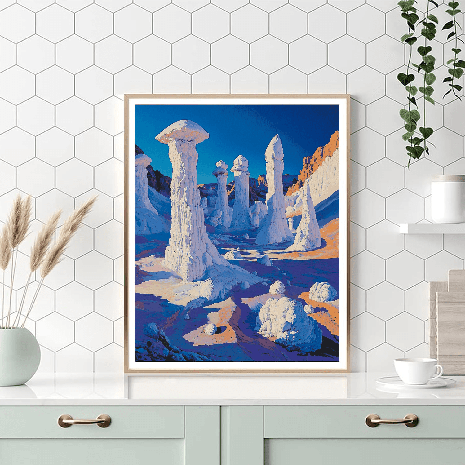 White Desert National Park - Egypt Painting By Numbers Kit