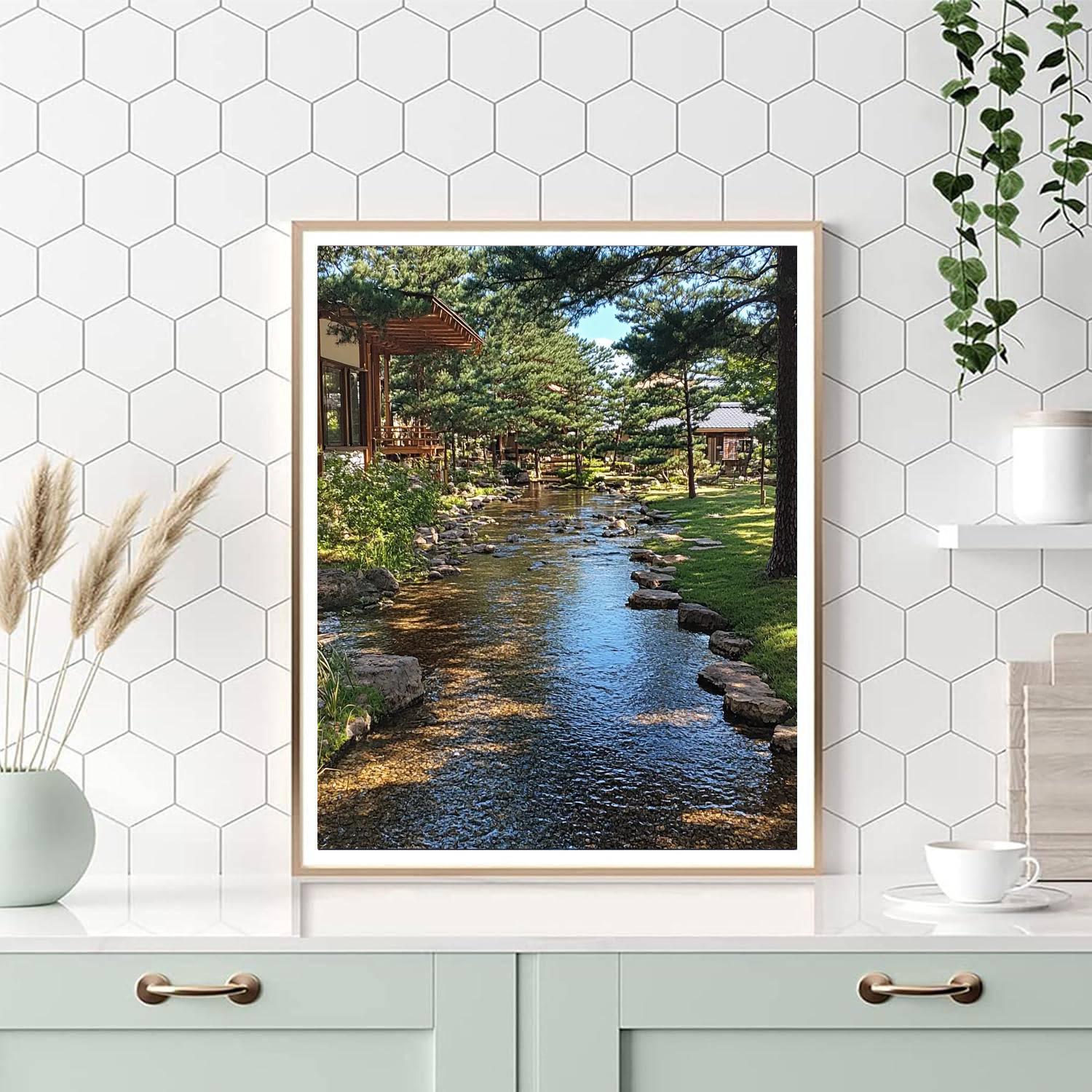 Zhao Mengfu Inspired Ripples Of Time  Paint By Number