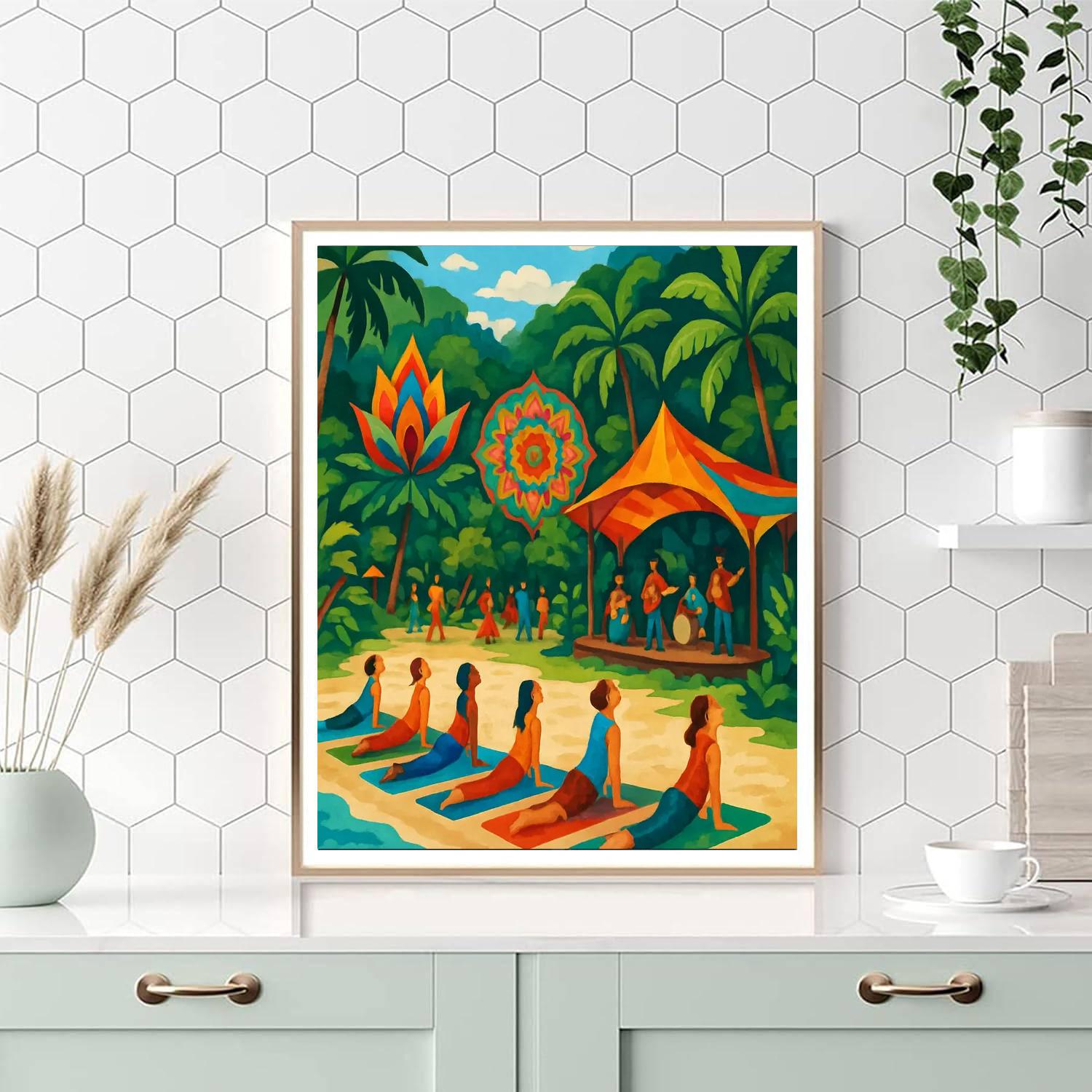 The Envision Festival - Costa Rica DIY Paint By Numbers