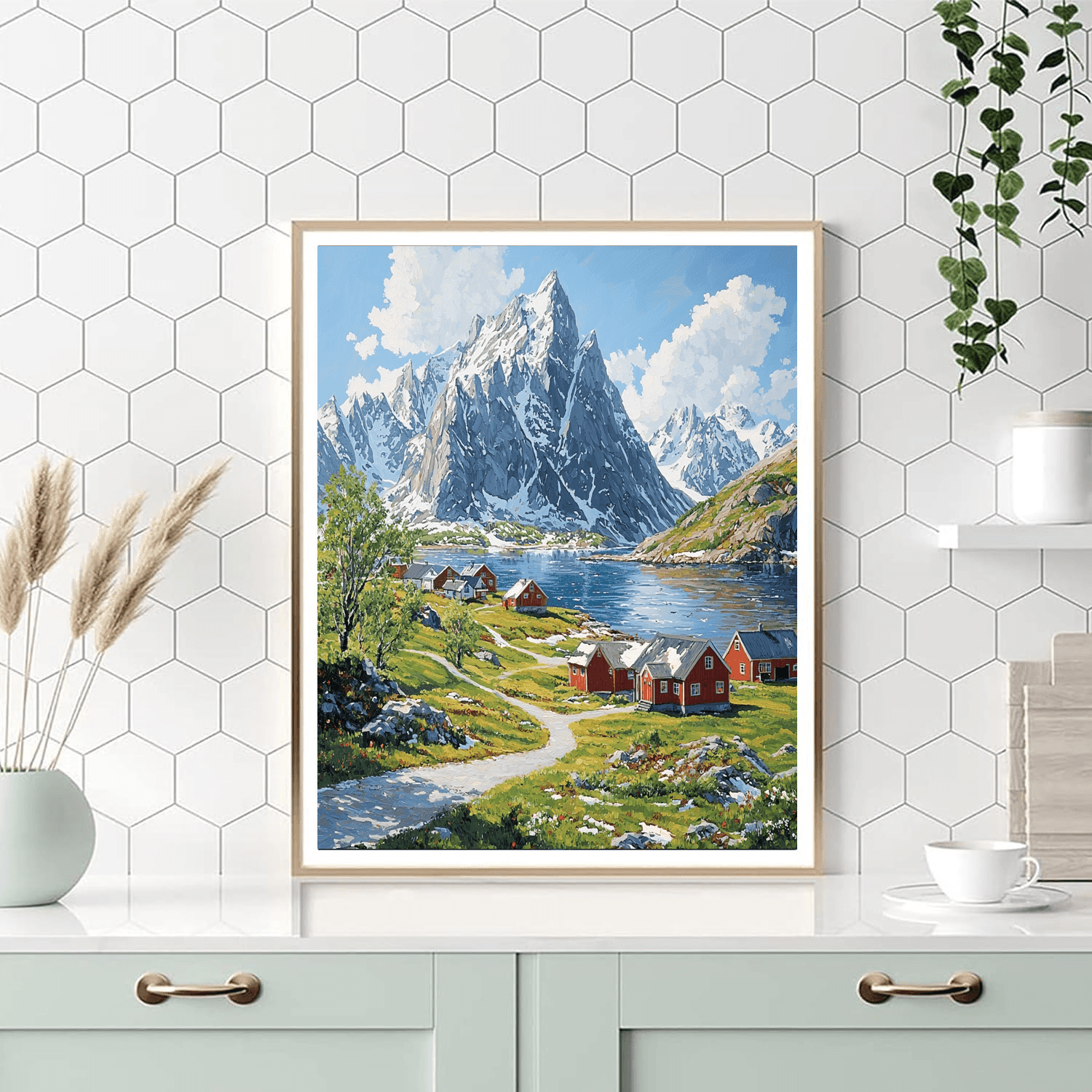 Lofoten Islands - Norway Painting By Numbers Kit