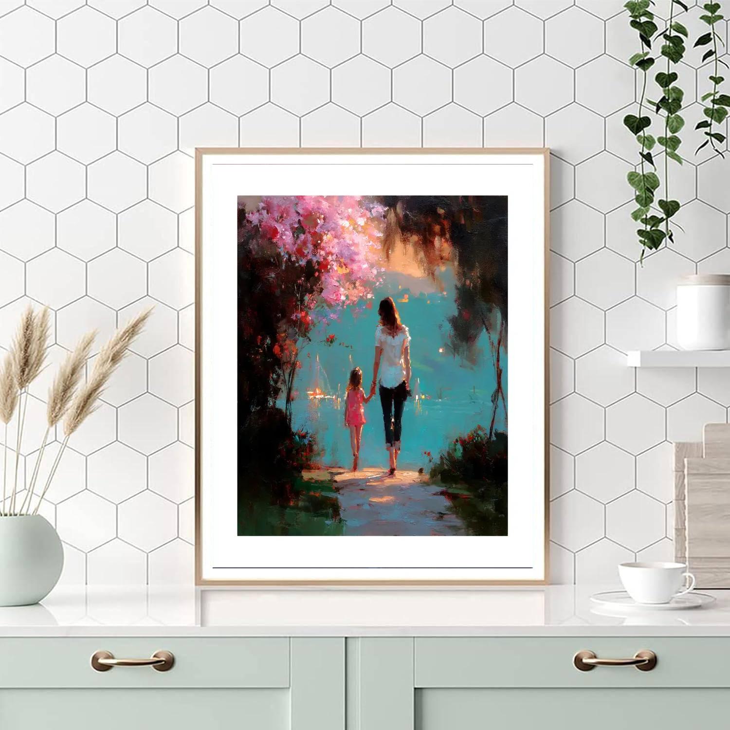 Mother's Garden Of Serenity Paint By Numbers Kits