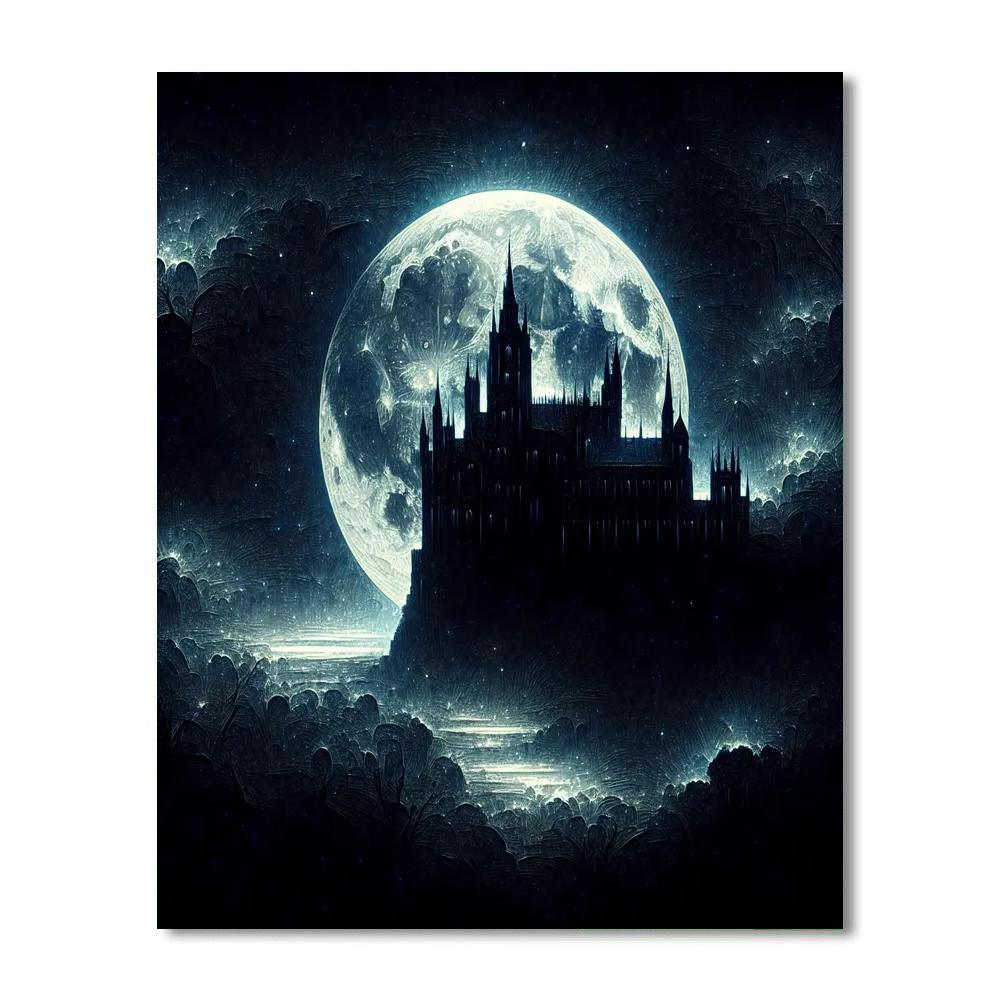 Gothic Night Mystery Number Painting
