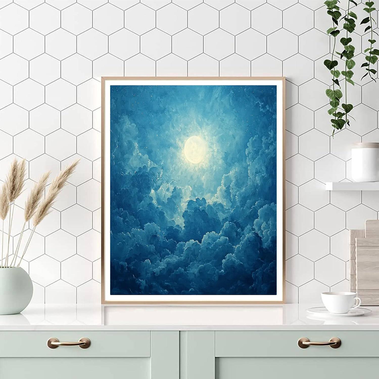 Albrecht Dürer Inspired Skyward Gaze  Painting By Numbers Kit