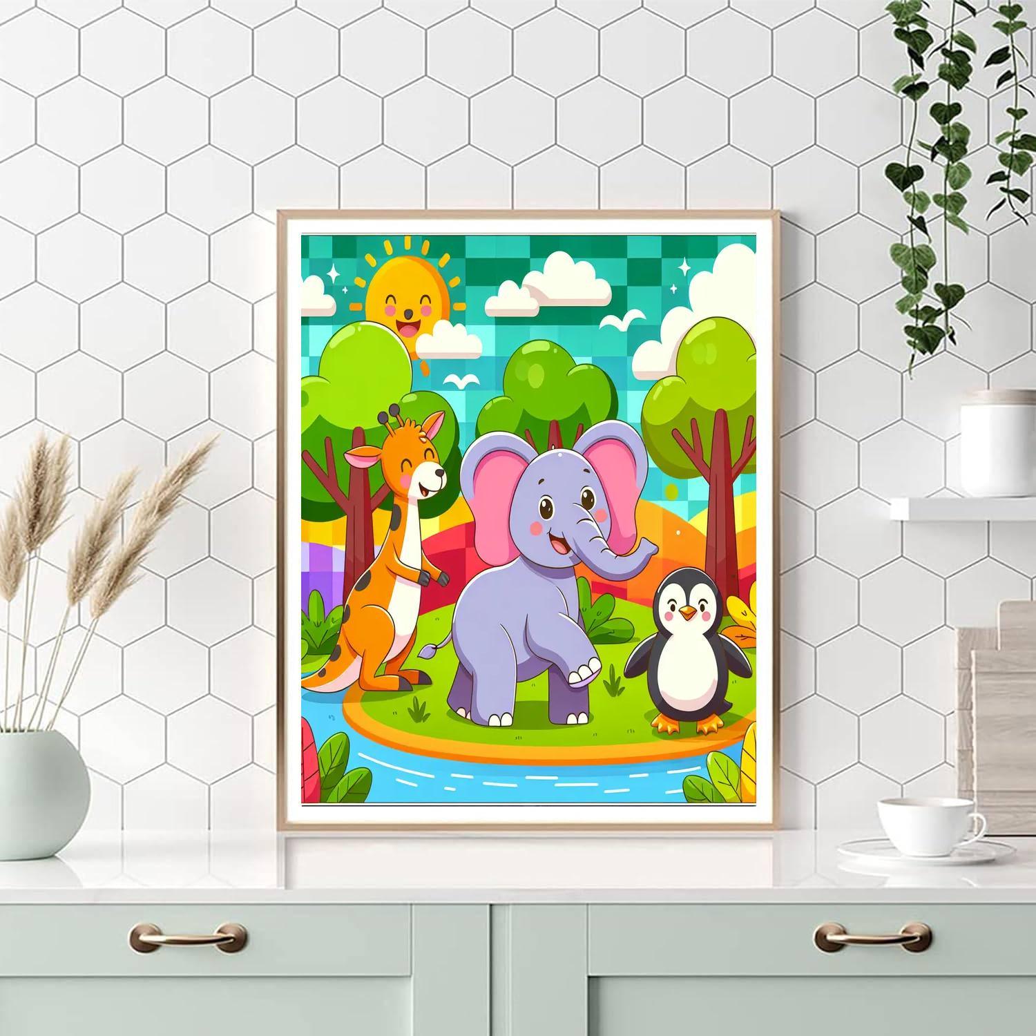 Animal Kingdom Fun Paint By Number