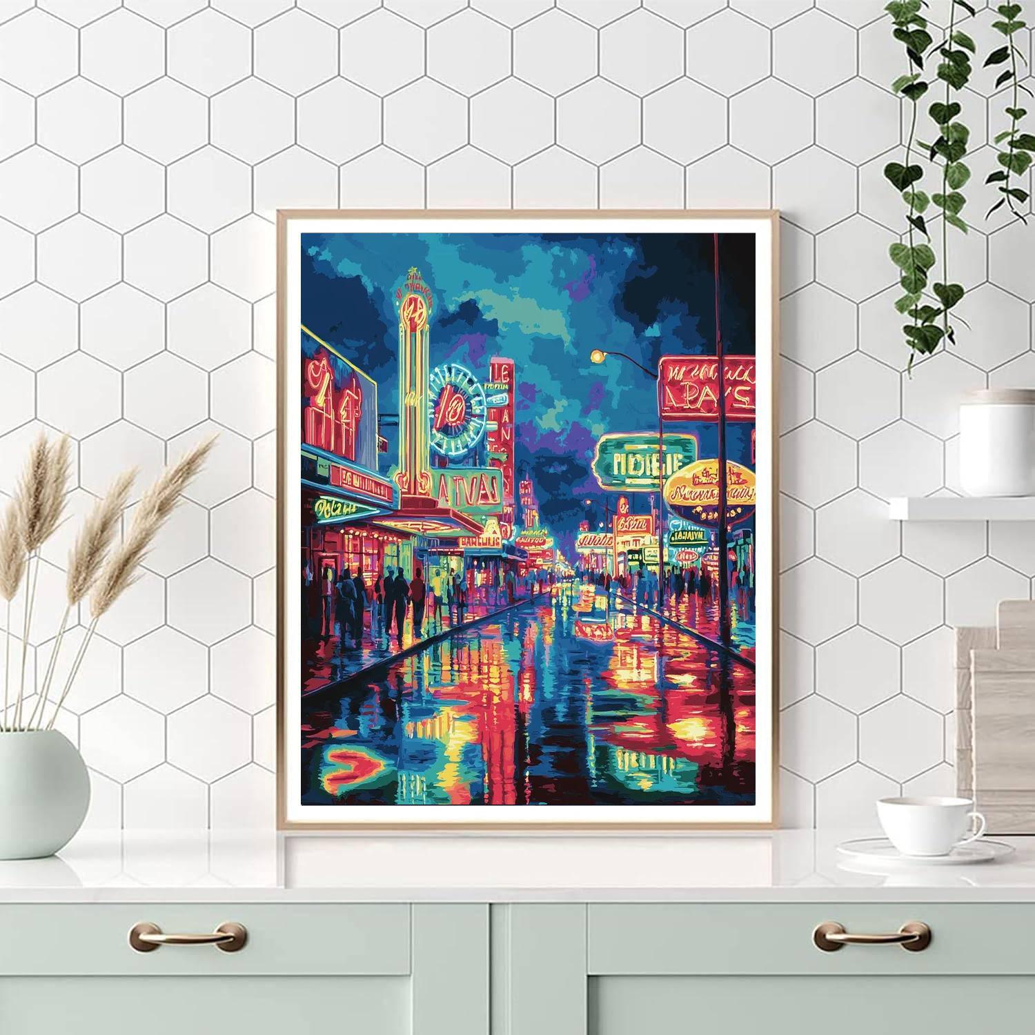 The Neon Art Museum - Las Vegas Paint By Numbers