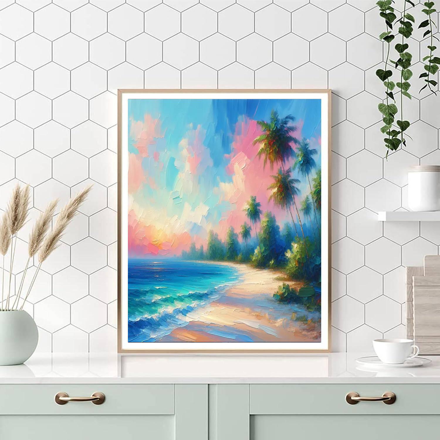 Tropical Beachfront Bliss Paint By Color