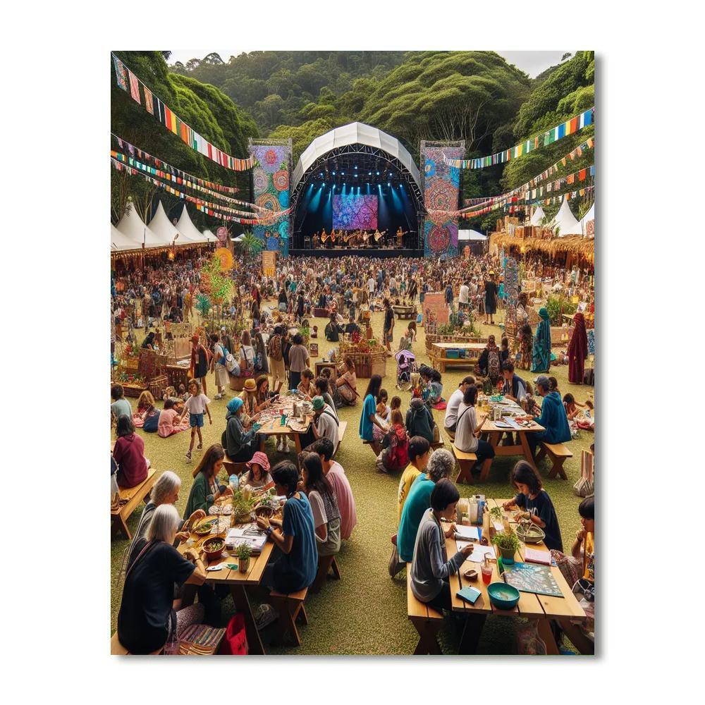 Womad - England Paint By Numbers Art