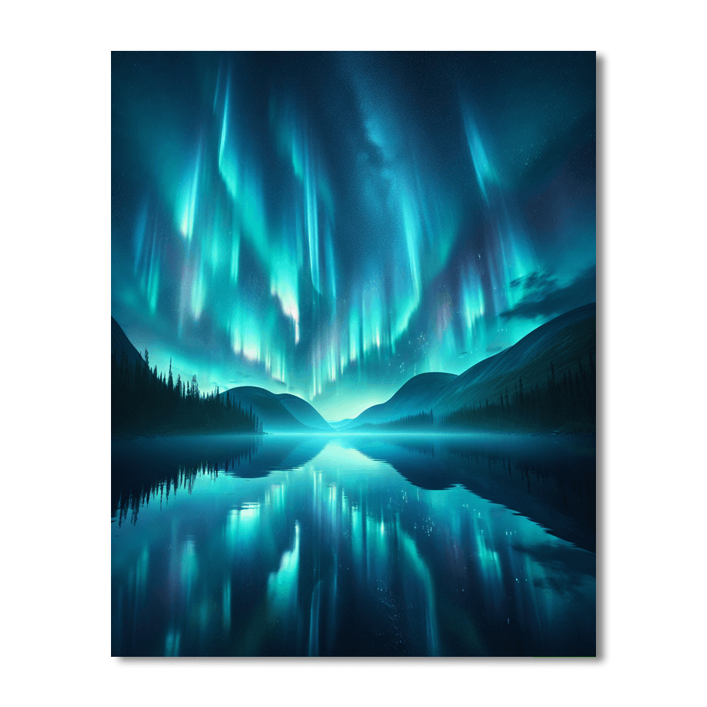 Celestial Water Dance Paint By Numbers