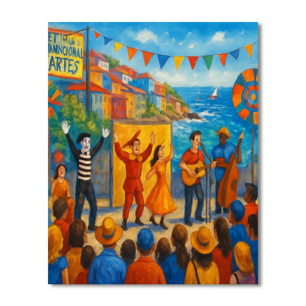 International Festival Of Arts - Chile Paint By Numbers Art