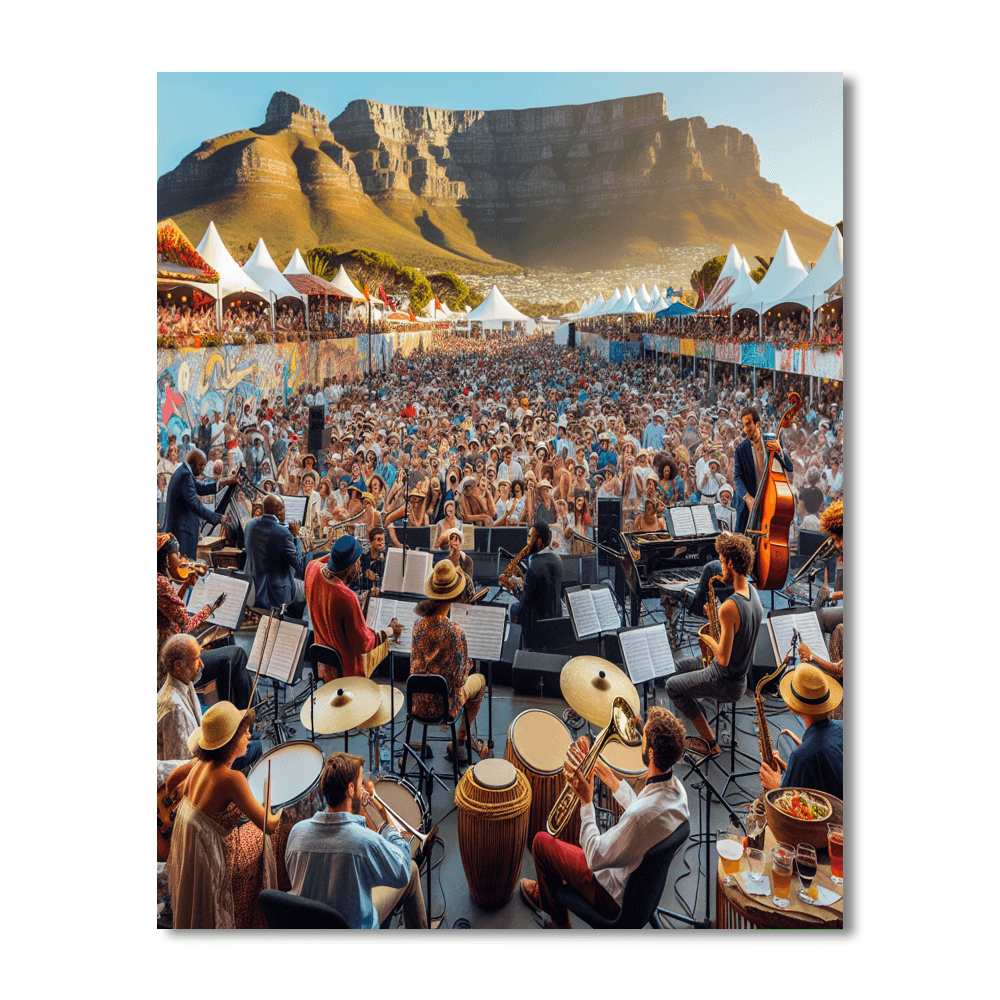The Cape Town International Jazz Festival - South Africa Paint By Numbers Kits