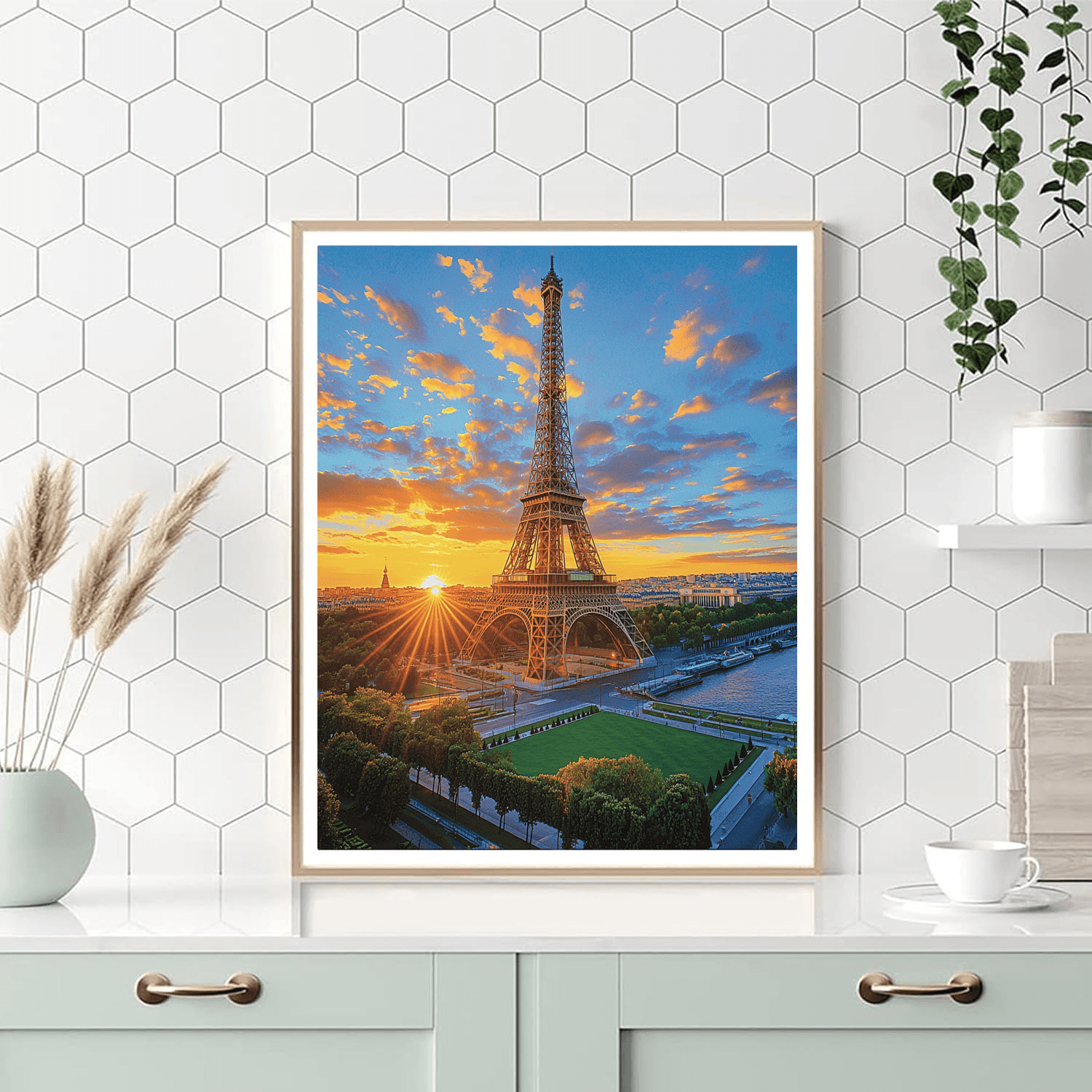 Eiffel Tower - Paris Numbered Painting Kits