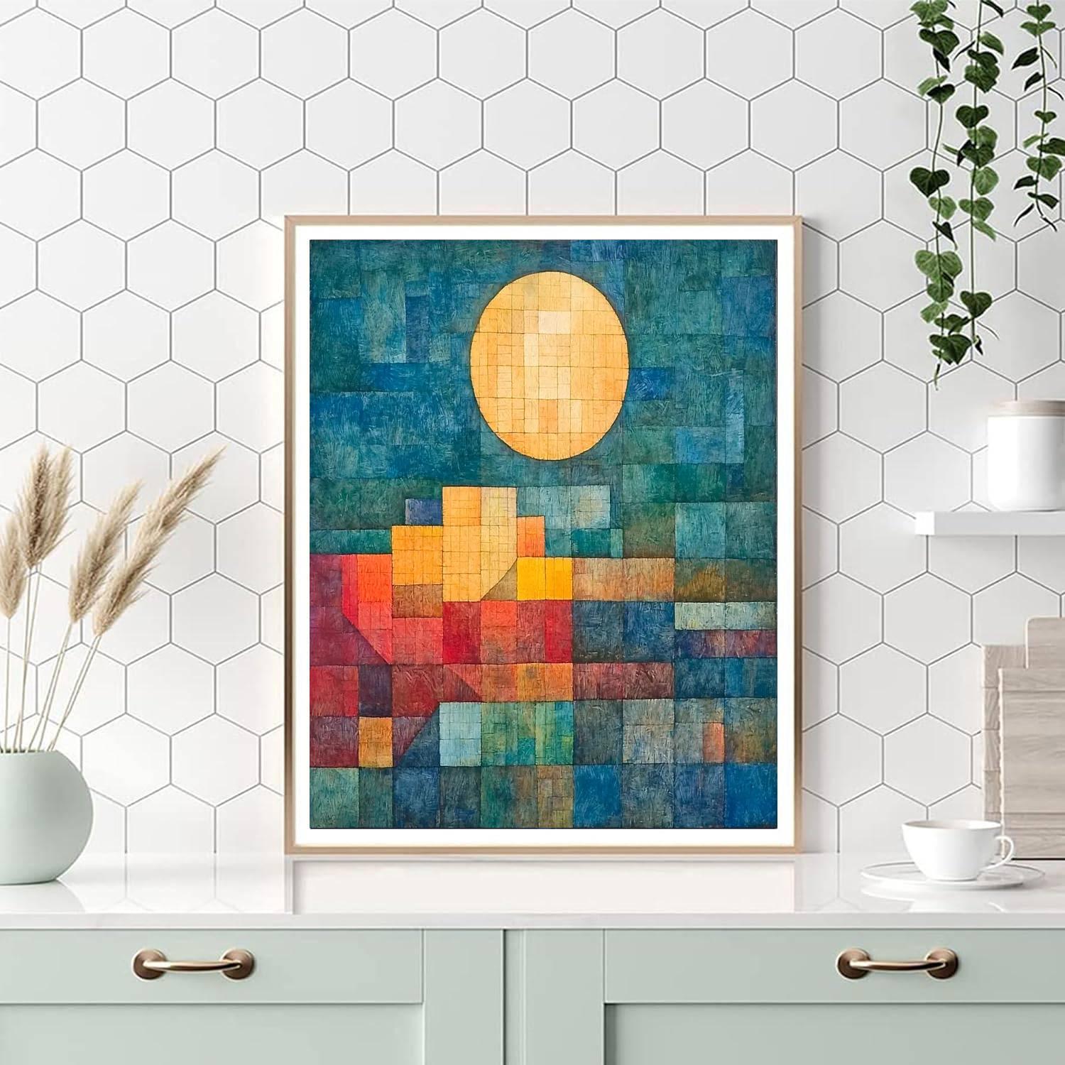 Paul Klee Inspired Harmony Of Emotions  Painting Number Kit