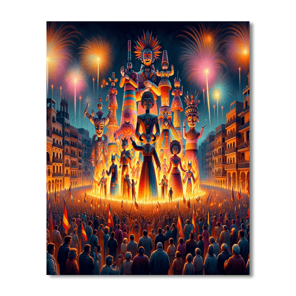 Falles Festival - Valencia, Spain Numbered Painting Kits