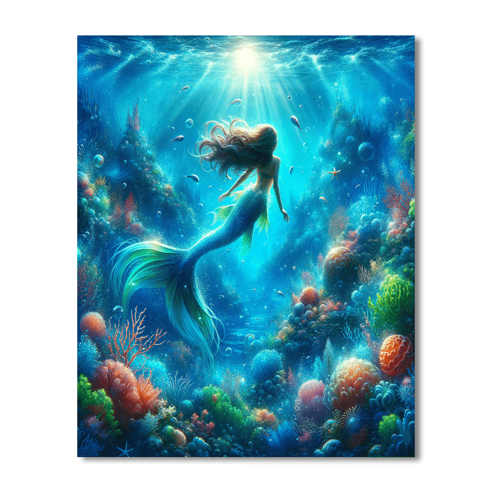 Mermaid's Tale Paint By Number